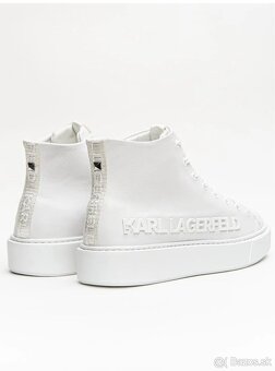 Kožené tenisky, Karl Lagerfeld-Maxi Injekt Hi Top. - 3