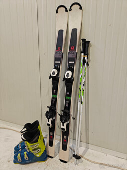 LYŽE SALOMON XDR FOCUS 130CM + LYŽIARKY DALBELLO 38,5EUR - 3