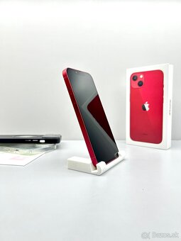 iPhone 13 RED 128GB NOVÁ BATÉRIA 100% PRÍSLUŠENSTVO - 3