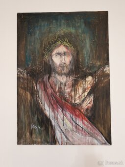 Jesus olejomaľba 100x70cm - 3