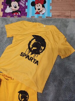 Nová Sparta súprava tepláky, kraťasy, tričko, šľapky - 3