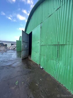Oblukova hala sklad 12-15x10x4,7m - 3