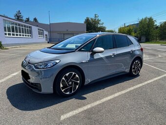 VOLKSWAGEN ID 3, 150 kW/204 PS, BATÉRIA 62 kWh-PEKNÝ VZHĽAD - 3