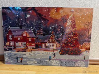 Vianočné diamantové maľovanie - 3