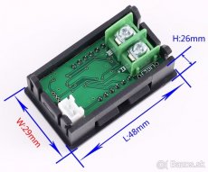 Dvojitý LED digitálny Teplomer do 999 st.C typ-K - 3