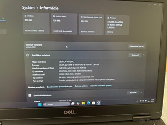 Dell Latitude 5590 – i5 / 16GB / SSD / FHD / nová batéria - 3