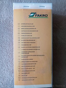 Rolety na strešné okná Fakro, nové, zabalené, za polovičnú c - 3