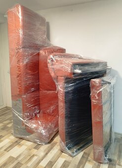 kozena rohova rozkladacia sedacka, 235x220 cm - 3