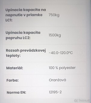 Gurtňa s račnou 5m - 3