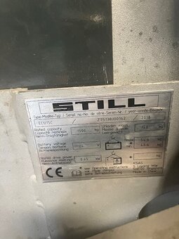 Predáme ručne vedený elektrický vozík STILL - 3