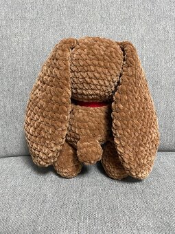 Háčkované zajačiky z jemnej eco vlny - 3