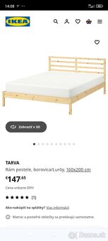Predam ram postele Tarva (Ikea) - 3