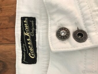 NOVÉ GUESS originál crystal white damske capri S/M - 3