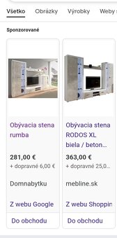 Sivá betón obývacia stena - 3
