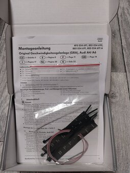 Prepínacia páčka tempomatu. 4E0953521B - 3