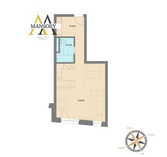 NA PREDAJ, Luxusný 1,5-izbový byt B34 v Tatranskej Štrbe o v - 3