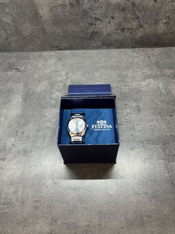 Festina strieborné mužské hodinky - 3