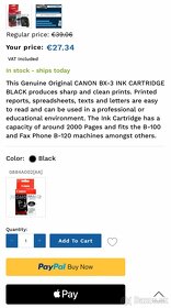 Canon BX-3 Cartidge Black - 3