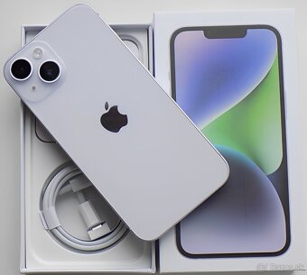 iPhone 14 Purple BATERIE 100% TOP - 3
