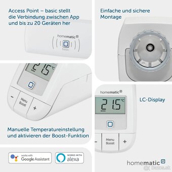 Homematic IP Štartovacia sada pre kúrenie Smart Home - 3