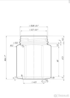 Predám čisto nové poháre na zaváranie alebo na med - 3