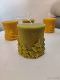 Ručné robené vcelovoskove sviečky - 3