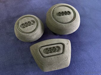 AUDI kryt airbagu - alcantara - 3