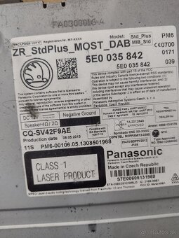 Autorádio -Navigacia Octavia 3 - 3