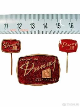 Odznaky - Obchodný dom Dunaj - badge Bratislava - odznak - 3