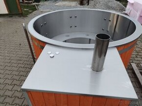 Kúpací nerezový sud,kúpacia Kaďa,jacuzzi,virivka - 3