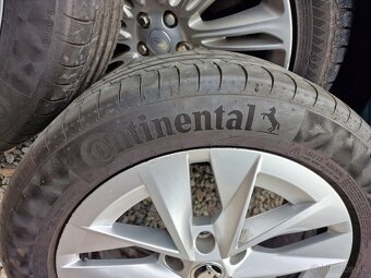 5x112 R17 orig. Škoda Octavia III-IV + 205/55 R17 Conti. - 3