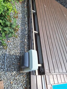 Prestrešenie bazena bazénový kryt posuvná terasa 8x4m - 3