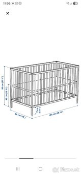 Detská postieľka ikea - 3