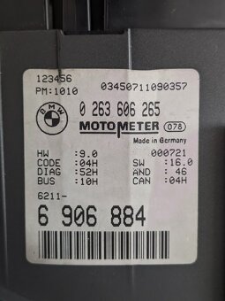 E46 320d budiky - 3