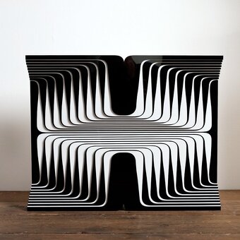 Gio Schiano - Sculpture, Cloned DNA - 42 cm - cast methacryl - 3