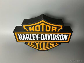 Harley Davidson LED Logo lampa - 3