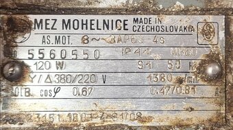 Motor elektrický 3AP63-4S 120W MEZ - 3