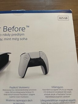 PS5 Disk verzia - 825GB - Bez ovládača - 3