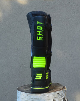 SHOT čižmy atv enduro mx fluo žlto čierne - 3