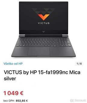 VICTUS by HP 15-fa1999nc 18mes. záruka - 3