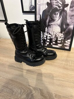 Nelly Blue dievčenské zimné topánky /vysoke čižmy na zips - 3