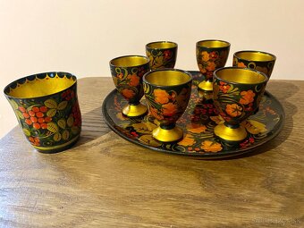 Súprava pohárikov Chochloma - 3