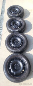 Na predaj zimné pneumatiky+oceľové disky - 3