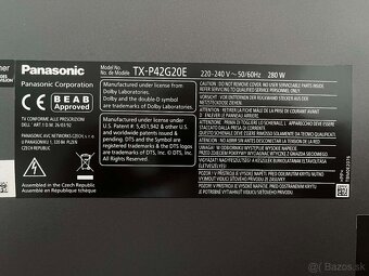 Plazmový televízor Panasonic TX-P42G20E - 3