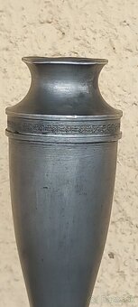 Historický cínový svietnik - 3