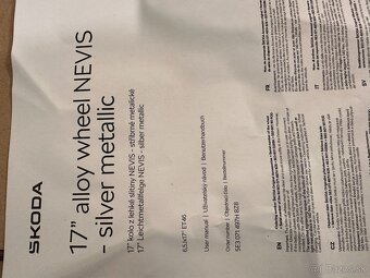 original alu Škoda NEVIS Octavia IV r17 5E3071497H - 3