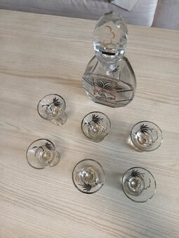 Karafa a 6 sklenic Art Deco, Karel Palda, cca 1930 - 3