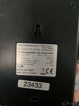 Regulator TECH 1 -CS-431N + termostat SALUS - 3