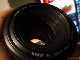 REZERVOVANÝ: Predám objektív Canon EF 50mm f/1.4 USM - 3