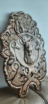 Drevený obraz Poľovnicke motivy 45×63cmhrub.4cm - 3